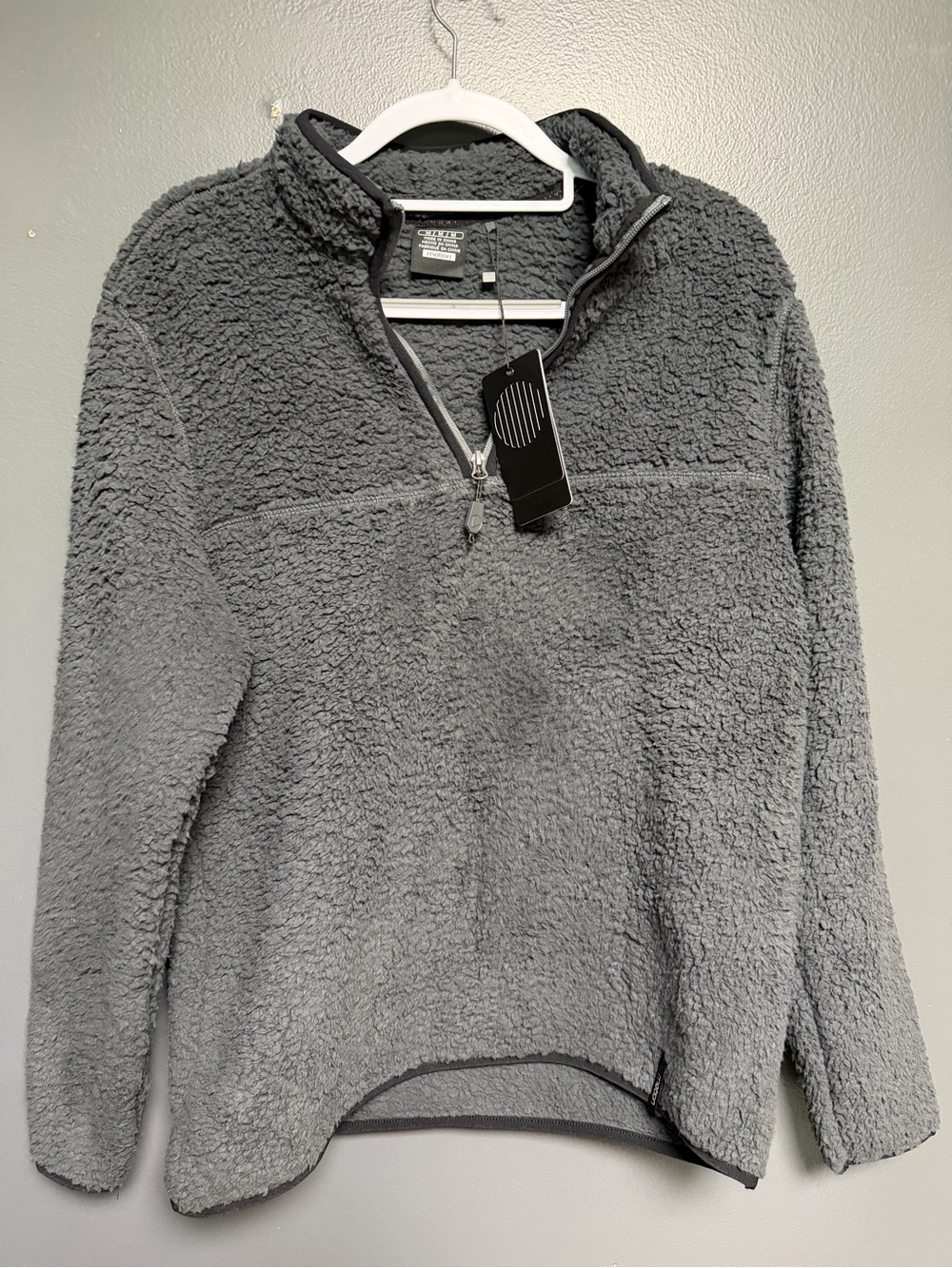 NWT Motion Venture Sherpa Quarter Zip Fleece Pullover